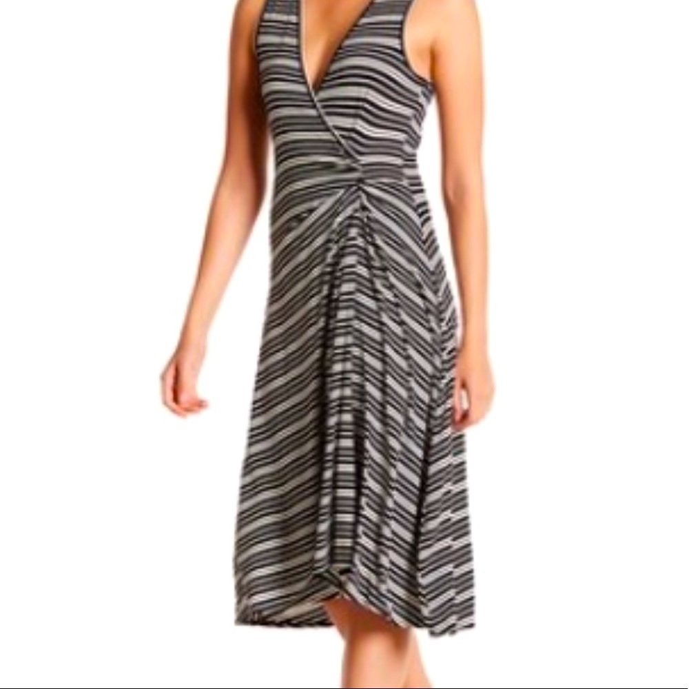 Max Studio Striped Midi Dress. XS. NWT.